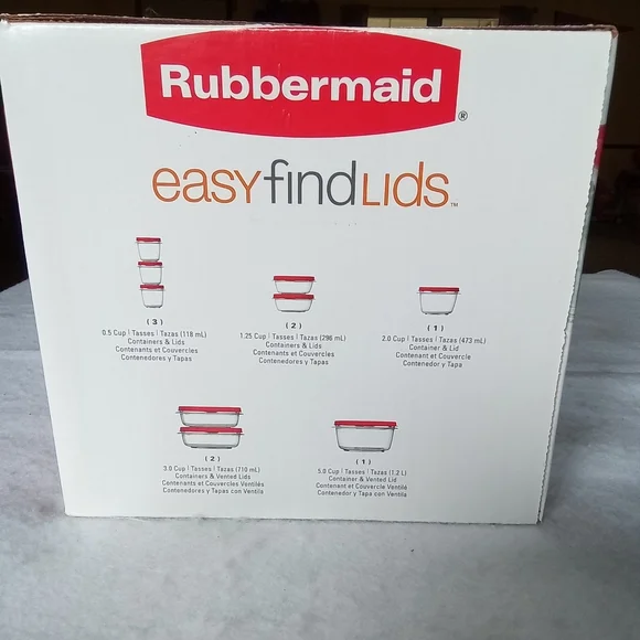 Rubbermaid Kitchen Food Storage Containers - Picture 3 of 5